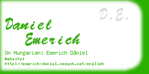daniel emerich business card